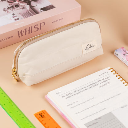 Mr. Pen- School Pencil Case, Cream, Pencil Pouch, Pen Case, Pen Pouch,