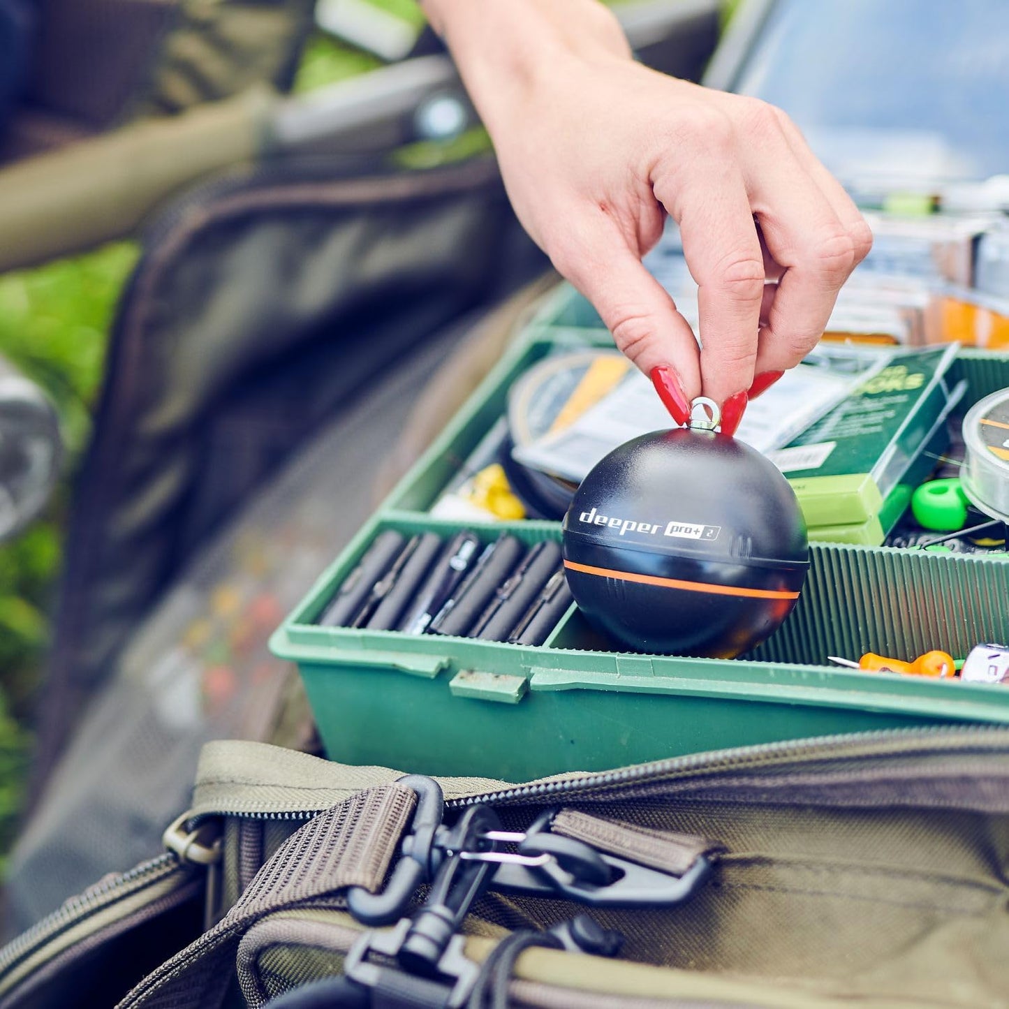 Deeper PRO+ 2 Sonar - Portable Fish Finder and Depth Finder for Kayaks, Boats and Ice Fishing with GPS Enabled | Castable Deeper Sonar with Free User Friendly App