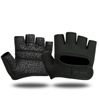 Minimal Weight Lifting Gloves,Short Micro Workout Gloves Grip Pads with Full Palm Protection & Extra Grip for Men Women Weightlifting,Gym,Exercise Training