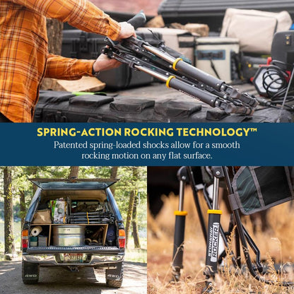 GCI Outdoor Stowaway Rocker - Navy Topo