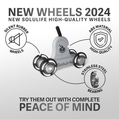 Experience Fitness Excellence with Our Infinity Hoop Plus Size – Weighted Hula Hoop for Weight Loss – Hula Hoop Exercise Ring with ABS and Quality Wheels – for All The Sizes and Levels