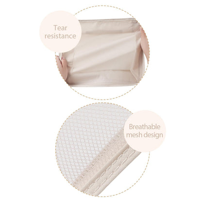 DIMJ Packing Cubes for Travel - 8 Pcs Lightweight Travel Cubes for Packing, Mesh Travel Packing Cubes Travel Packing Organizers with Large Toiletries Bag (Beige)