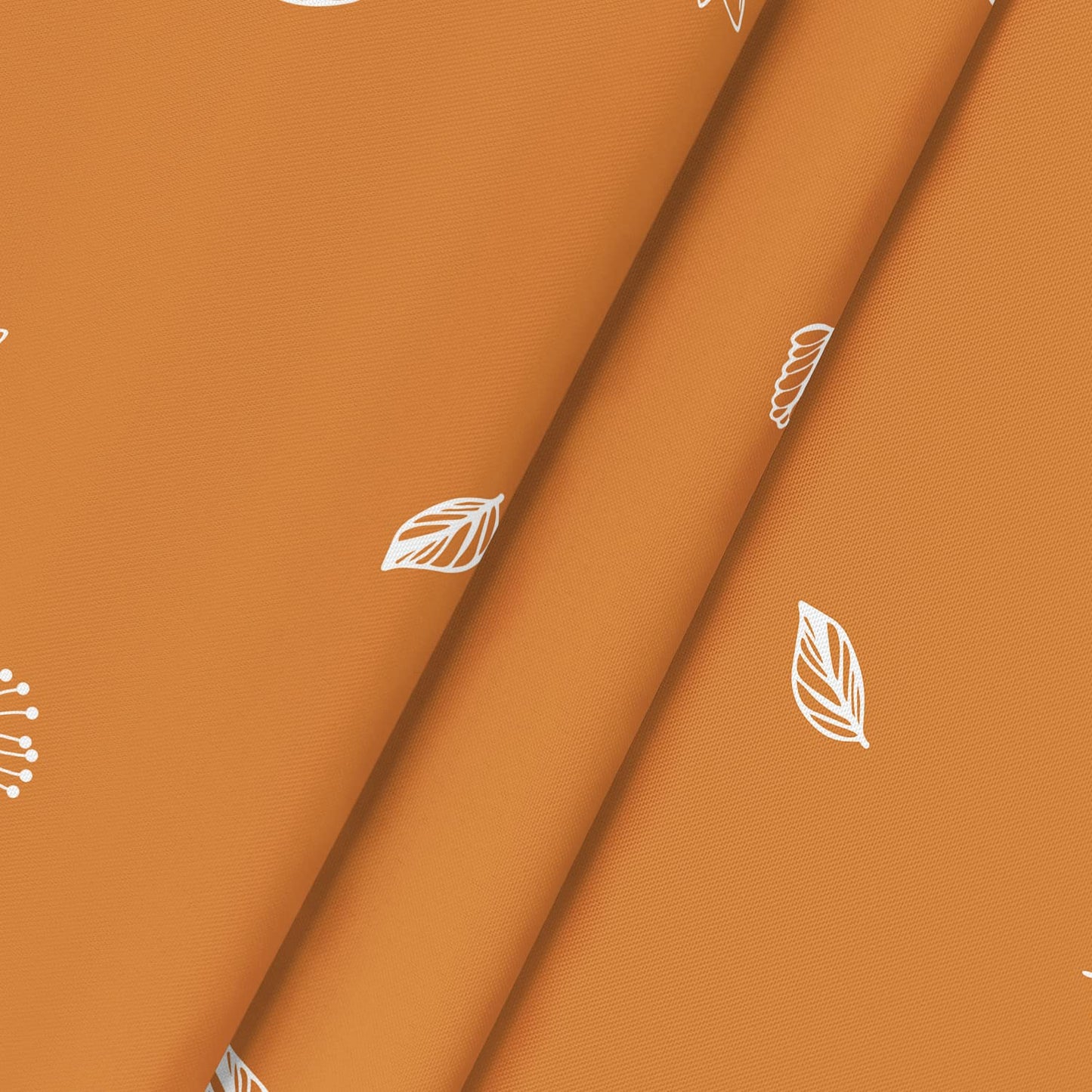 Horaldaily Fall Tablecloth 70x70 Inch Round, Thanksgiving Autumn Harvest Orange Wild Flowers Table Cover for Party Picnic Dinner Decor