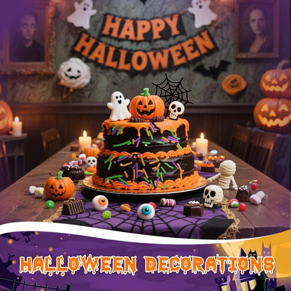 Halloween Jimmies Sprinkles for Cake Decorating 4.2 oz Edible Purple Orange Black and Green Sprinkles for Cupcake Topper Cookie Chocolate Cake Ice cream Decorations Baking Halloween Party