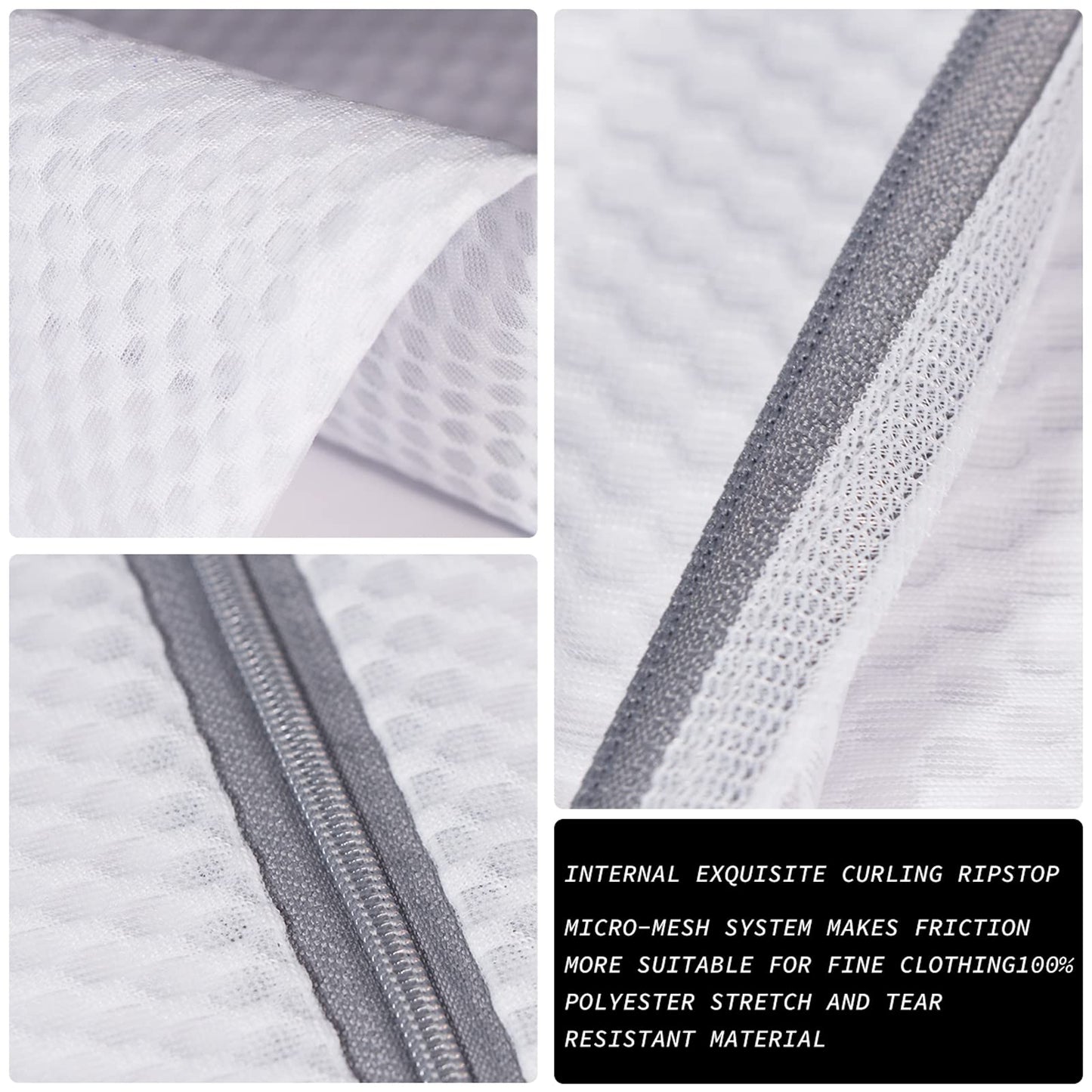 2 XX-Large Honeycomb Mesh Laundry Bag Delicates Durable for Washing Machine,24 x 24 Inches lingerie bags for Laundry, Travel Storage Organize Bag for Cotton Clothes,Sheet,Sweater, Shoes