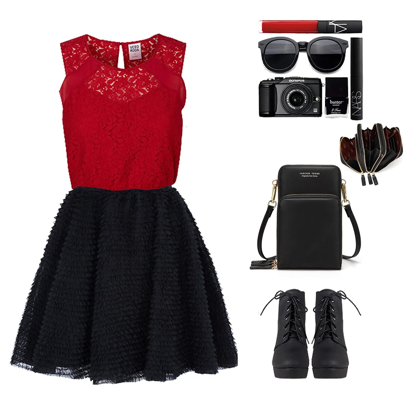 Kingto Cellphone Purse Small Crossbody Bag Waterproof Smartphone Wallet Phone Holder for Women