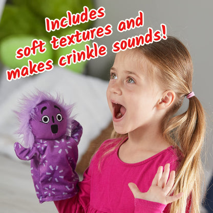 hand2mind Feelings Family Hand Puppets, Sensory Play Therapy Toys, Emotions for Toddlers, Dramatic Play Toys, Social Skills for Kids, Social Emotional Learning Activities, Calm Down Corner Supplies