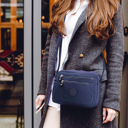 ekavale - Small Shoulder Bag Made of Water-Repellent Nylon - Handbag for Women & Girls - Crossbody Bag - Lightweight Shoulder Bag