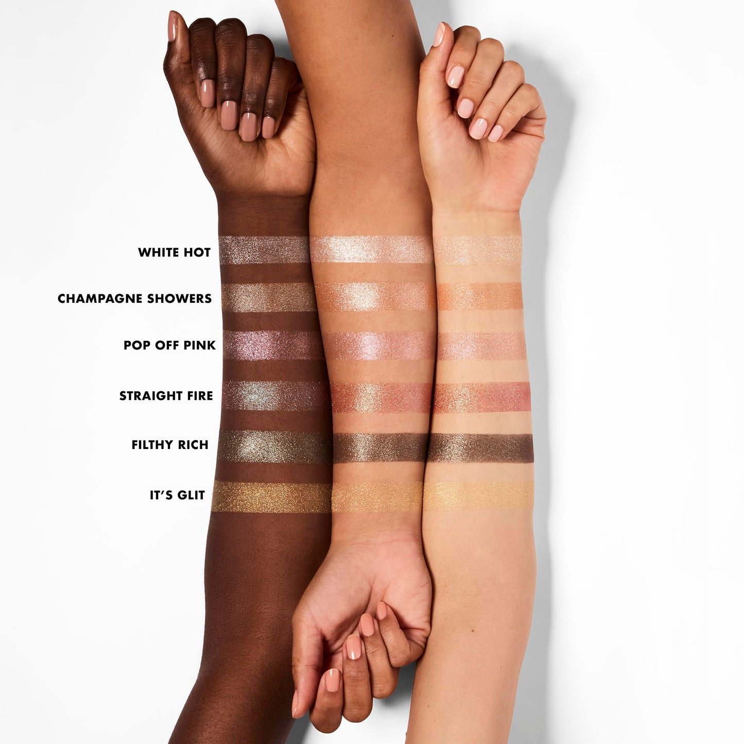 e.l.f. Fine As Fleck Glitter Eyeshadow, Long-Lasting Sheer Eye Makeup With A Shimmer Finish, Soft, Smooth Formula, Vegan & Cruelty-Free, White Hot