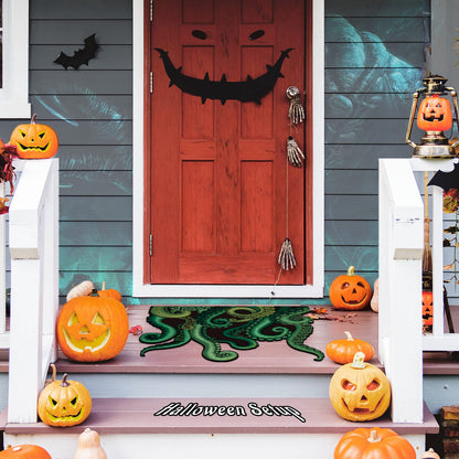 CZYY Cthulhu Tentacles Bath Mat Microfiber Water Absorbent Octopus Rug Anti-Slip Backing 27.5"x23.6" - Unique Gift & Decor for Tabletop RPG Gamers, HP Lovecraft Fans and Nautical Enthusiasts