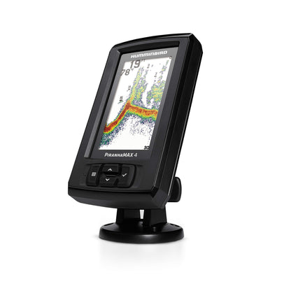 Humminbird PiranhaMAX 4 Fish Finder with Transducer, Dual Beam Sonar