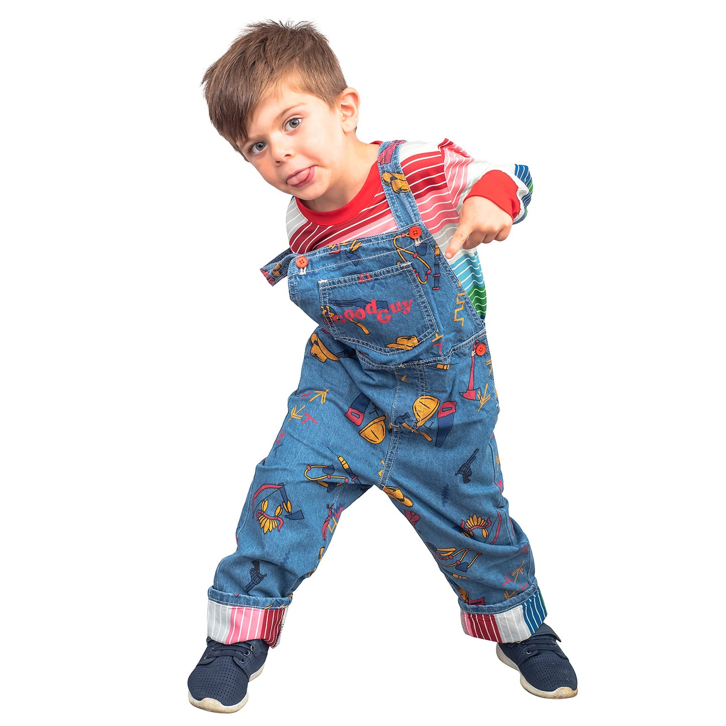 Costume Agent Chucky Good Guys Doll Child Halloween Cosplay (10/12)