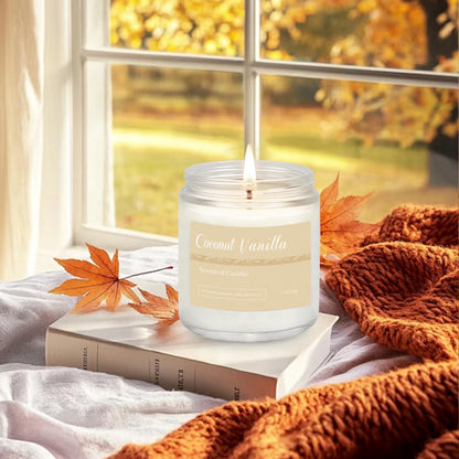 6 Pack Candles for Home Scented, Fall Candles for Fall Gifts Autumn Home Decor, Natural Non Toxic Soy Candle Set for Women Stress Relief Meditation SPA Holiday