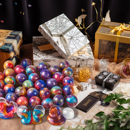 JOYIN Slime Party Favors, 36 Pack Galaxy Slime Ball - Stretchy, Non-Sticky, Mess-Free, Stress Relief, and Safe - Toys for Girls and Boys - Classroom Reward, Party Supplies