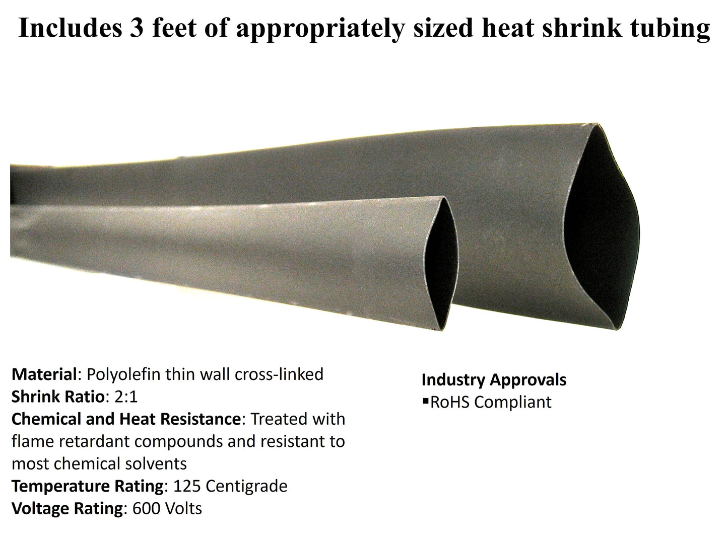 2 Gauge 2 AWG 10 Feet Red + 10 Feet Black Welding Battery Pure Copper Flexible Cable + 10pcs of 3/8" Tinned Copper Cable Lug Terminal Connectors + 3 Feet Black Heat Shrink Tubing