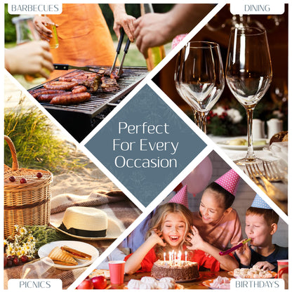 Elrene Home Fashions Savannah Boho Paisley Water- and Stain-Resistant Vinyl Tablecloth with Flannel Backing, 70 Inches X 70 Inches, Round, Gray