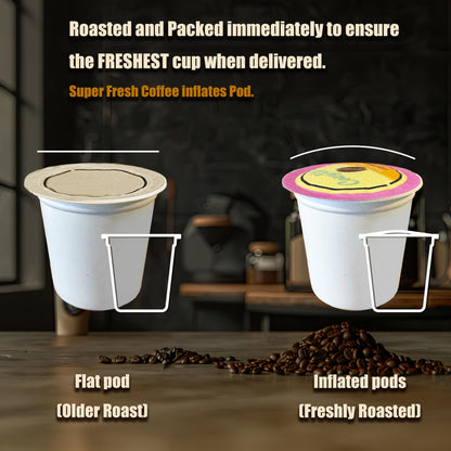 Cozy Up | 100-Count | Specialty Dark Single-Serve Coffee Pods Compatible with Keurig K-Cup Brewers | Dark Roast Coffee