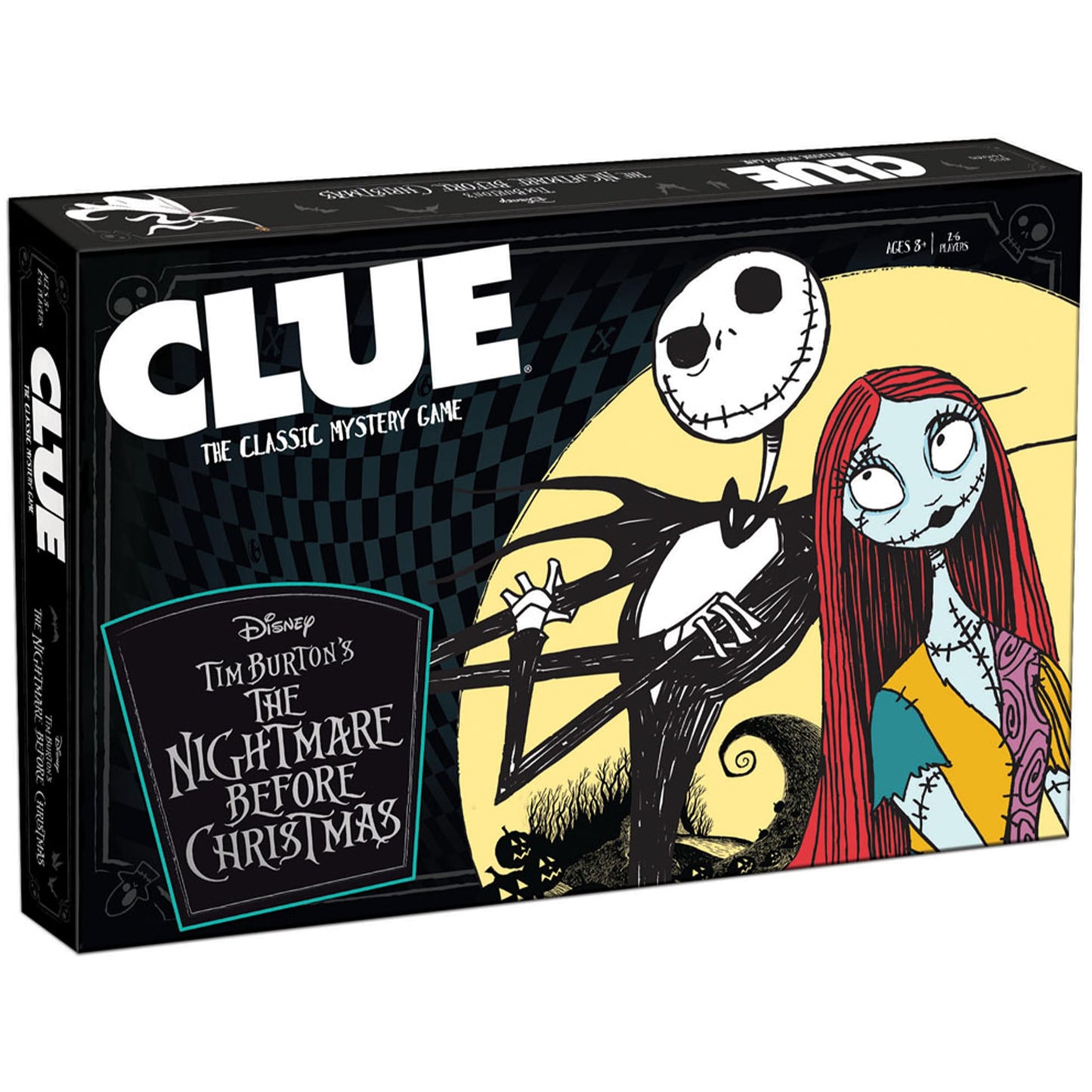 CLUE: Disney The Nightmare Before Christmas | Collectible Clue Game Based on Disney Classic Film | Officially-Licensed Game with Familiar Locations and Iconic Characters