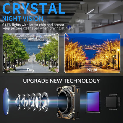 HD 1080P Backup Camera for Cars - Night Vision, 170° Wide Angle, Waterproof, Easy Installation, Clear Image for Trucks, SUVs, Vans, Sedans - Enhanced Parking Safety