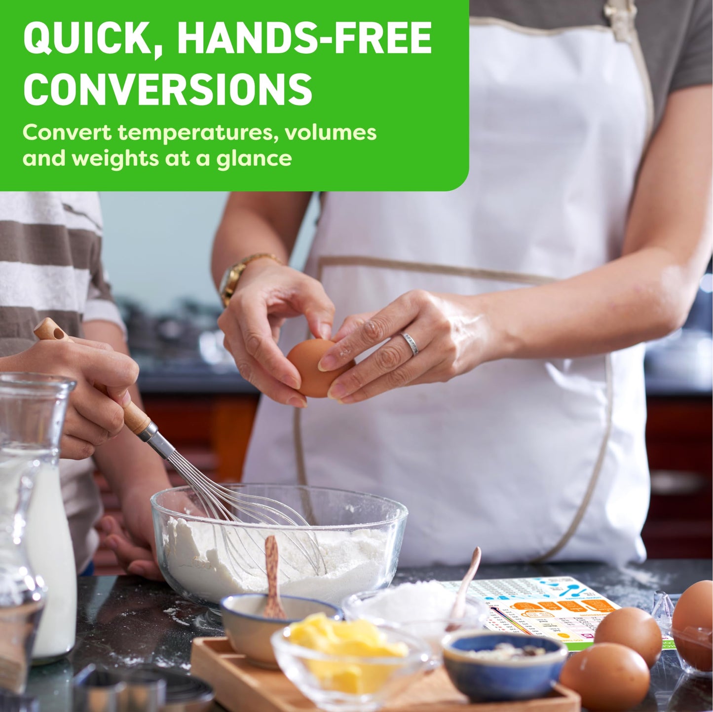 Kitchen Conversion Chart Magnet - Measurements Conversion Chart - Baking Supplies Baking Accessories Cooking Gadgets - Baking Kitchen Cooking Gifts for Women - Kitchen Gadgets