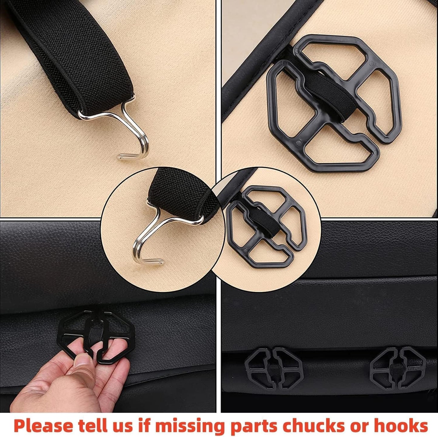 Coverado Car Seat Covers Full Set, Seat Covers for Cars, Gray Car Seat Protector Waterproof, Nappa Leather Car Seat Cushion, Car Seat Covers Front Seats and Back Fit for Most Cars