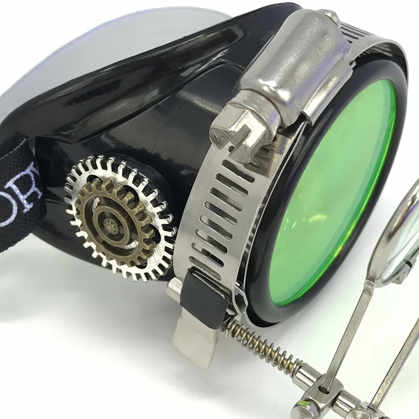 Fun Steampunk Eyewear Monocle Goggles/Rave Glasses Victorian Pirate Eyepatch BBB Neon Green