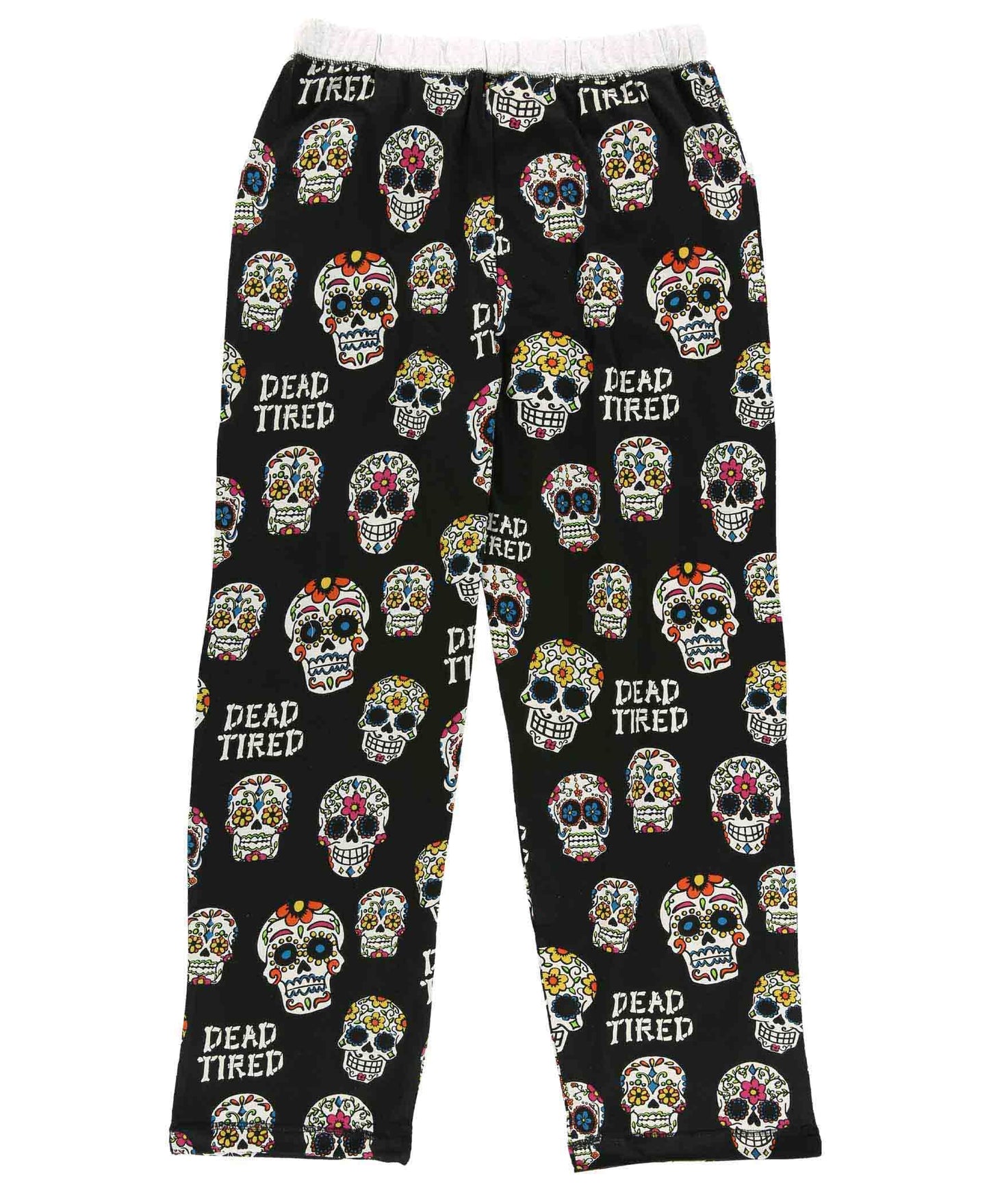 Lazy One Pajamas for Women, Cute Pajama Pants and Top Separates, Dead Tired, Sugar Skull