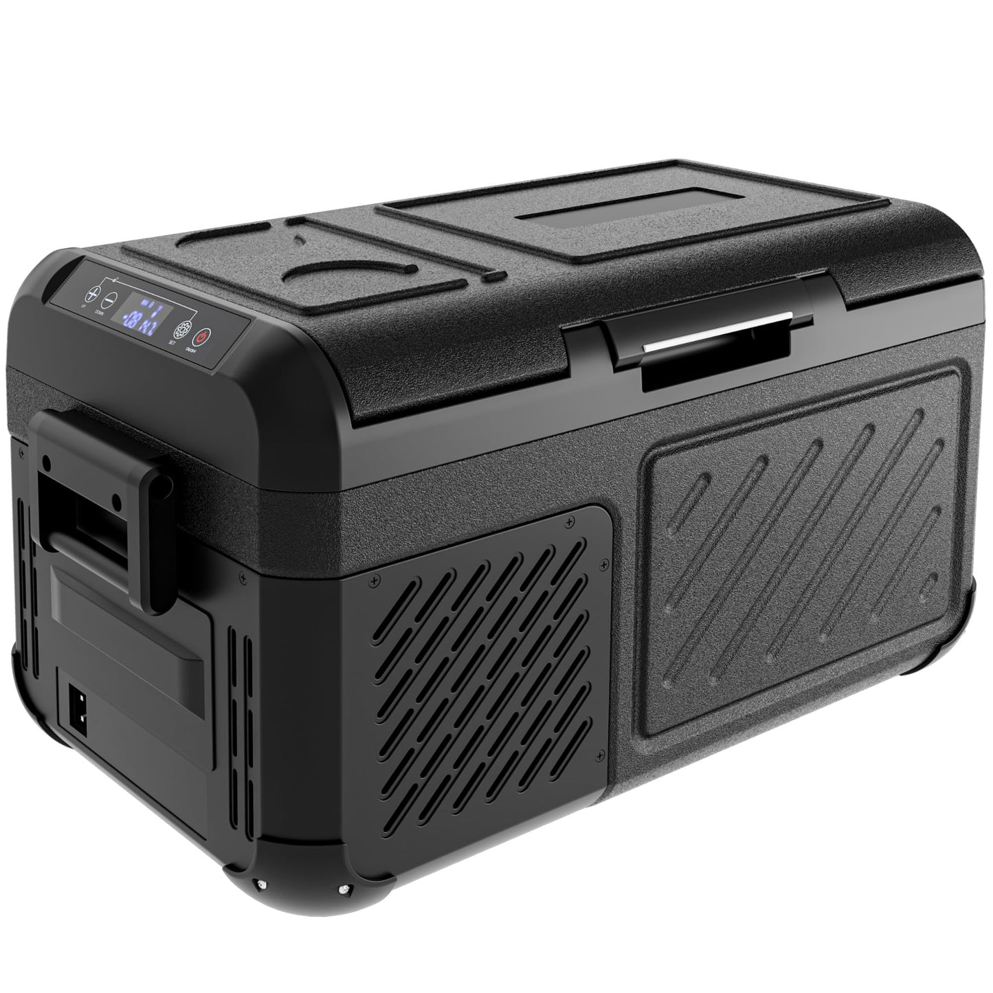 EUHOMY 12 Volt Refrigerator, 19 QT(18 L) Portable Freezer, Electric Cooler -4℉~68℉, 12V Car Fridge Reversible Door, Portable Freezer 12/24V DC & 120-240V AC for Camping, Truck, Travel