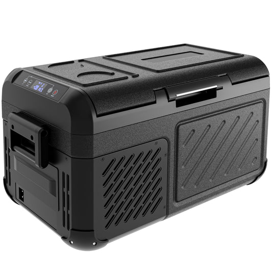 EUHOMY 12 Volt Refrigerator, 19 QT(18 L) Portable Freezer, Electric Cooler -4℉~68℉, 12V Car Fridge Reversible Door, Portable Freezer 12/24V DC & 120-240V AC for Camping, Truck, Travel