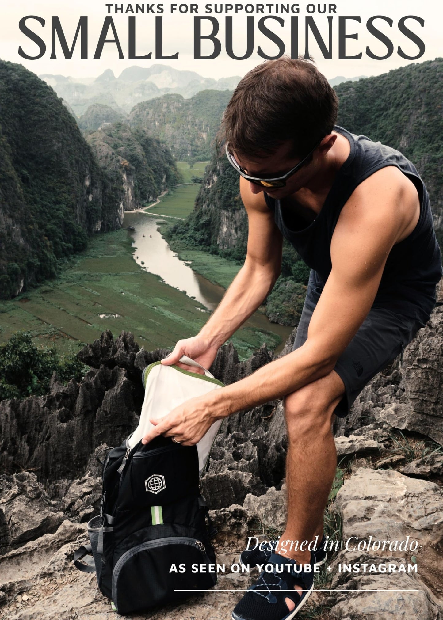 Compression Packing Cubes 2 Piece Set for Travel - Lightweight, Durable Clothes Organizer for Carry-On Luggage and Backpacks by TRIPPED Travel Gear (White and Green)