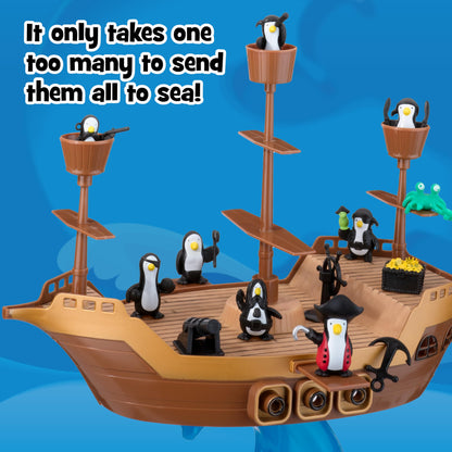 Don’t Rock the Boat Board Game - Kids Games, Family Games for Kids and Adults, Board Games for Family Night, Multi-Player Board Games, Builds Hand & Eye Coordination, Balancing Toy, Ages 5+