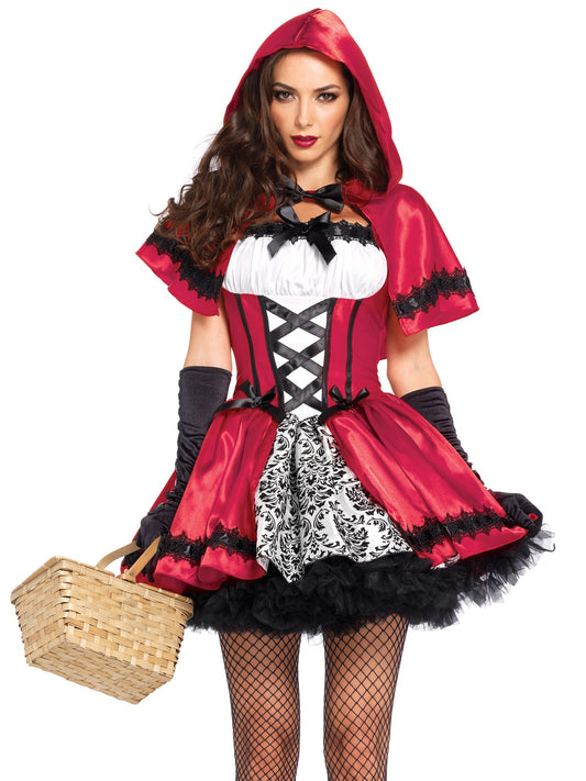 Leg Avenue Costume, Red/White, Large