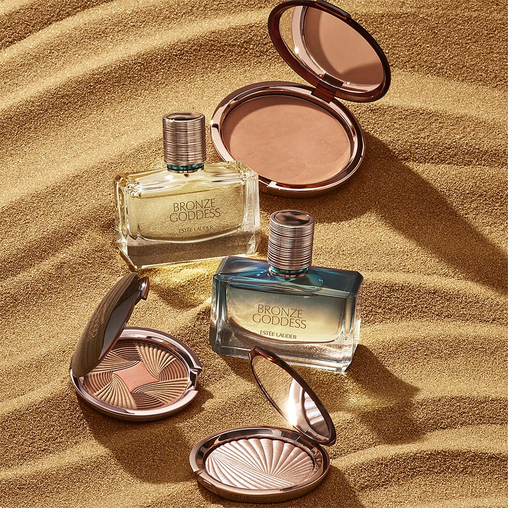 Estée Lauder Bronze Goddess Eau Fraîche Spray with Notes of Tiare Flower, Creamy Coconut, Amber, Sandalwood & Vanilla | Perfumes for Women, Travel Size, 0.34 Fl Oz