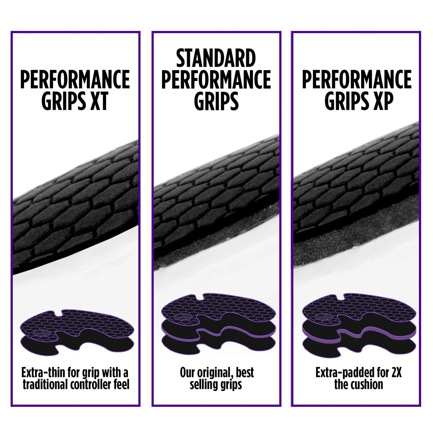 KontrolFreek Performance Grips for PlayStation 4 (PS4) Controller (Nightfall Black)