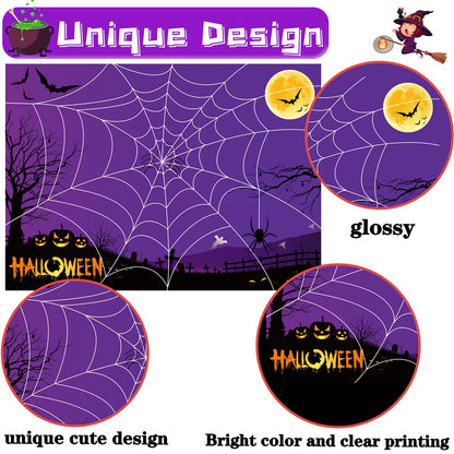 Halloween Pin The Tail Game Pin The Spider On The Web Game Halloween Party Games for kid Halloween Pin The Tail Halloween kid Party Outdoor Halloween Games for kid Halloween Party Activities,N/C-11