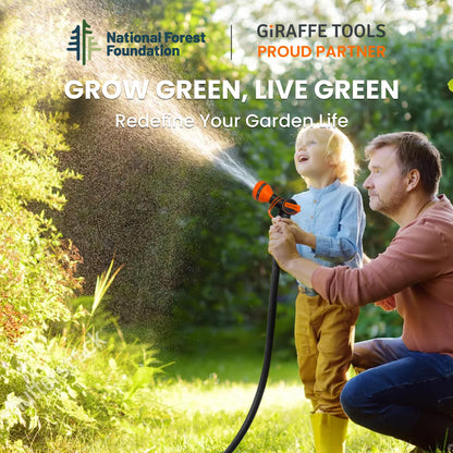 Giraffe Tools Leader Hose 6ft x 5/8", Short Water Hose Heavy Duty for Hose Reel, Lightweight, Flexible with Double Female Fittings