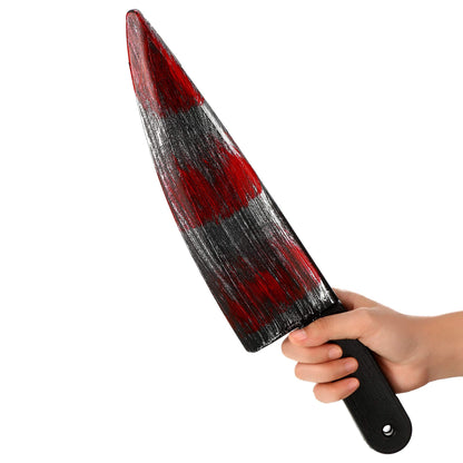 7 Halloween Sheets Scar Tattoo Stickers with Halloween Fake Knife for Halloween Party Costume