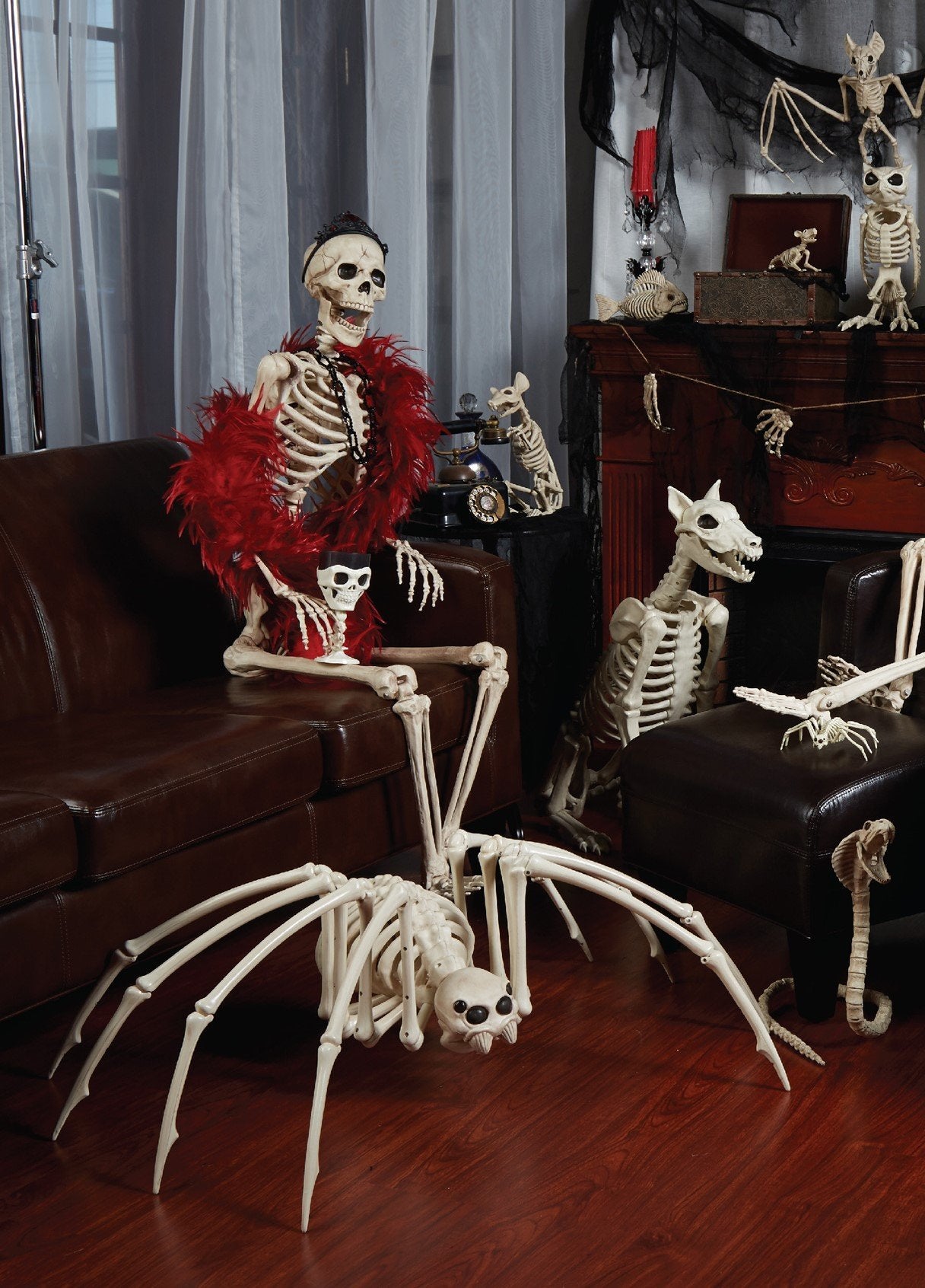 Crazy Bonez Large Skeleton Spider