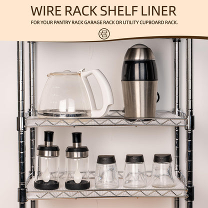 Shelf Liner for Kitchen Cabinets White- Food Safe, Non-Adhesive, and Waterproof - Easy to Clean and Reusable - Perfect for Shelves,Fridge,Drawers,Cupboard and Pantry Cabinets 12'' X 120 Inch