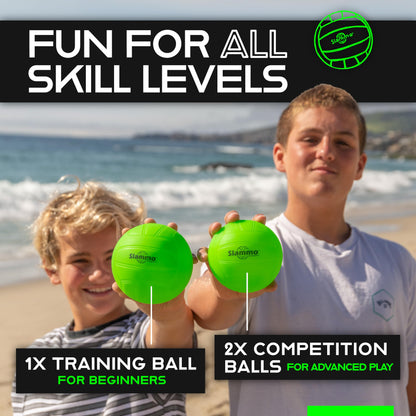 GoSports Slammo Game Set (Includes 3 Balls, Carrying Case and Rules) - Outdoor Lawn, Beach & Tailgating Roundnet Game for Kids, Teens & Adults
