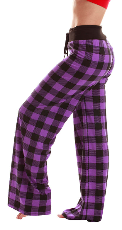 Just Love Palazzo Pajama Pants for Women 6990-10195-PUR-M
