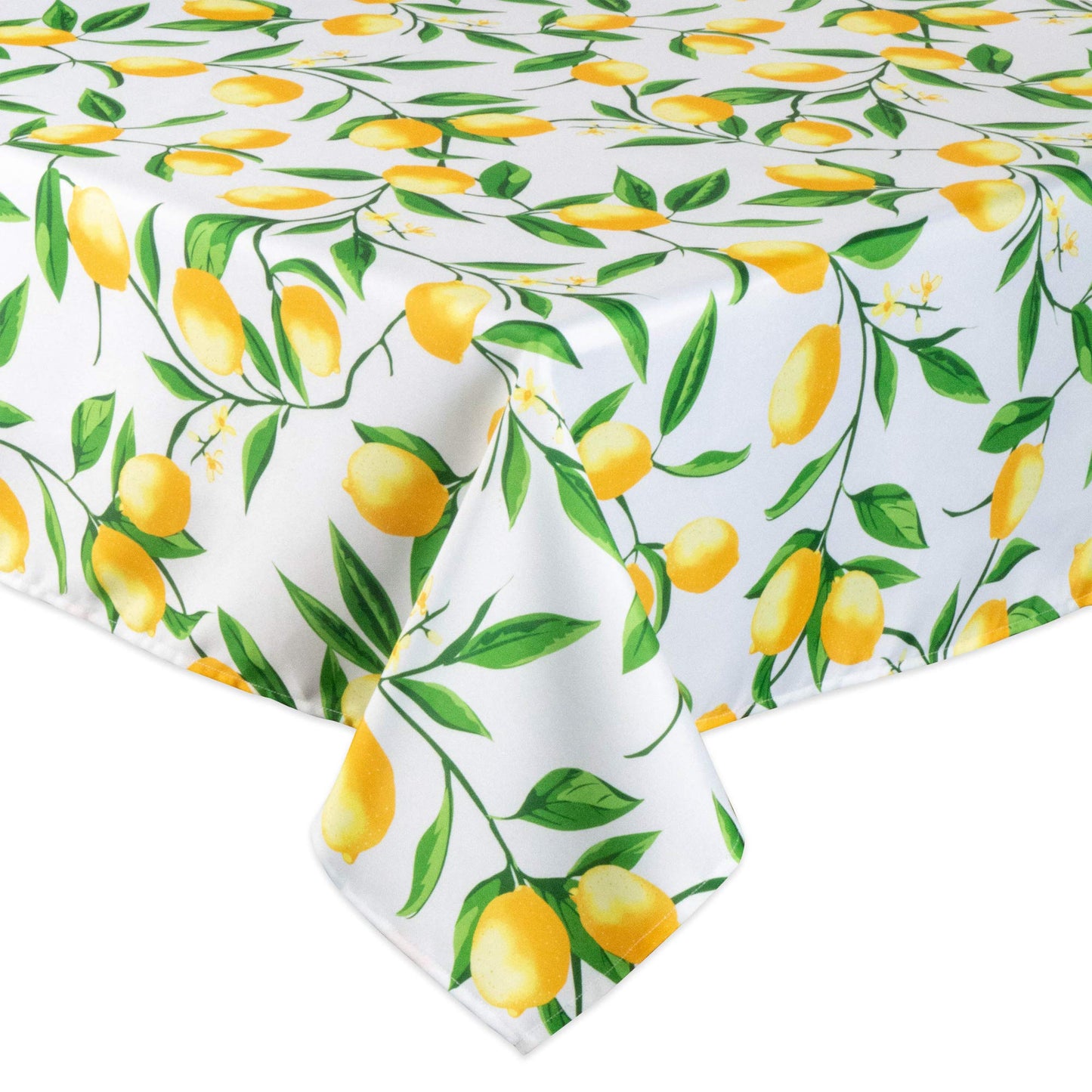 DII Lemon Bliss Outdoor Tabletop, Collection Stain Resistant & Waterproof, Tablecloth, 60x120