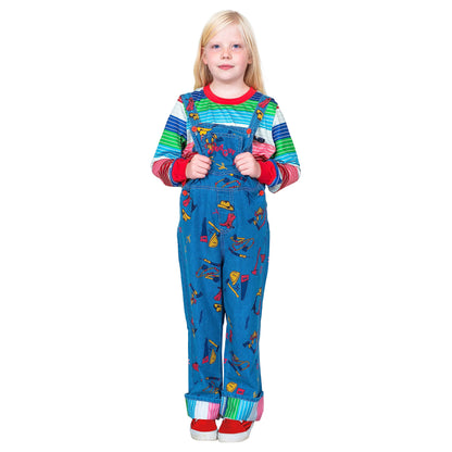 Costume Agent Chucky Good Guys Doll Child Halloween Cosplay (10/12)