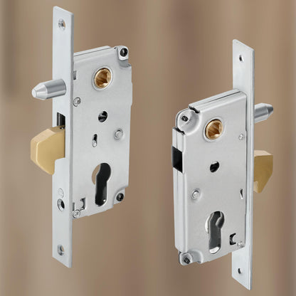 KOTARBAU® Hook Lock Sliding Gates 72/30 Mortise Lock Guide Pin Sliding Door Lock Hook Latch Lock Corrosion Resistant Strike Plate Entrance Gate