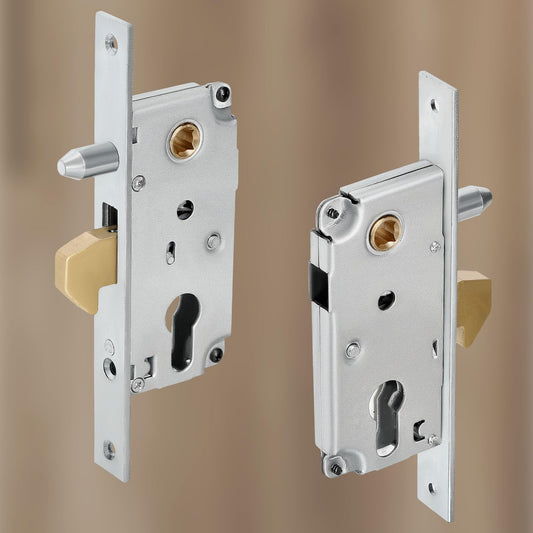 KOTARBAU® Hook Lock Sliding Gates 72/30 Mortise Lock Guide Pin Sliding Door Lock Hook Latch Lock Corrosion Resistant Strike Plate Entrance Gate