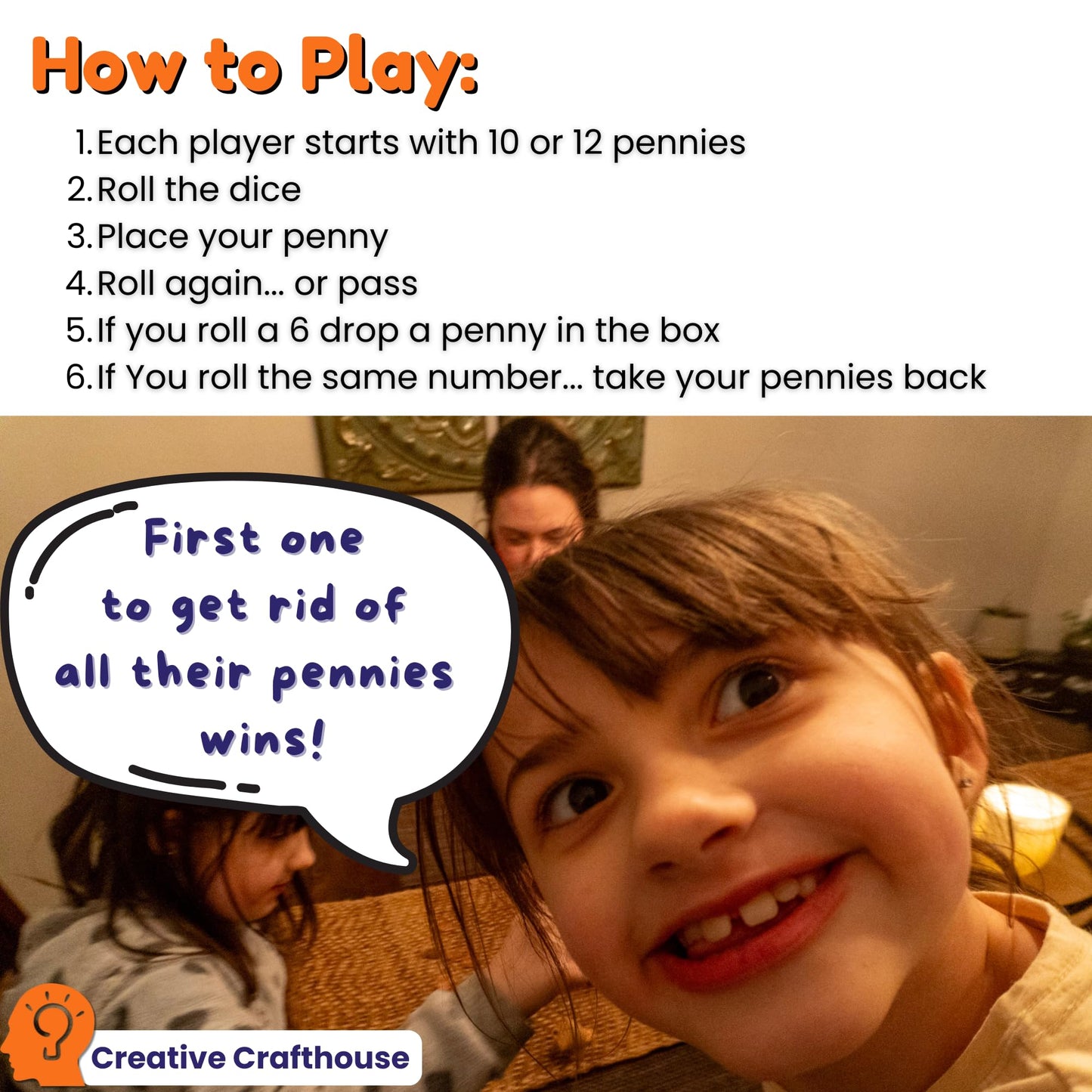 Penny Drop Game – Travel Edition, Compact Dice Game for Family Fun, Made in USA