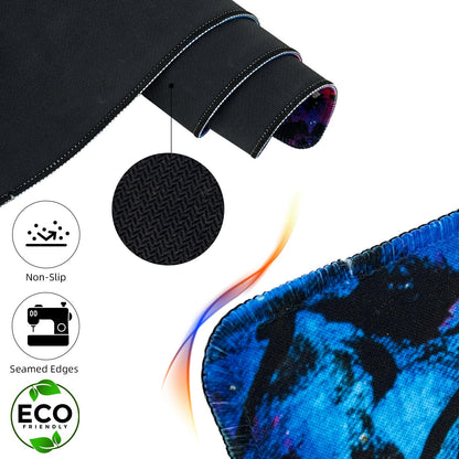 Hopipad Pink Large Gaming Mouse Pad, XL Desk Mat with Seamed Edges, Waterproof, Non-Slip Rubber Base, 31.5x11.8 Inch Keyboard Pad, Big Mousepad