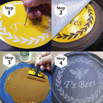 etchall Etching Cream (4oz) for Glass, Mirrors, Ceramics, Porcelain, Marble, and Slate - for Makers, Creators, Crafters, DIY'ers of All Ages & Experience Levels, Smooth Formula and Fast Acting