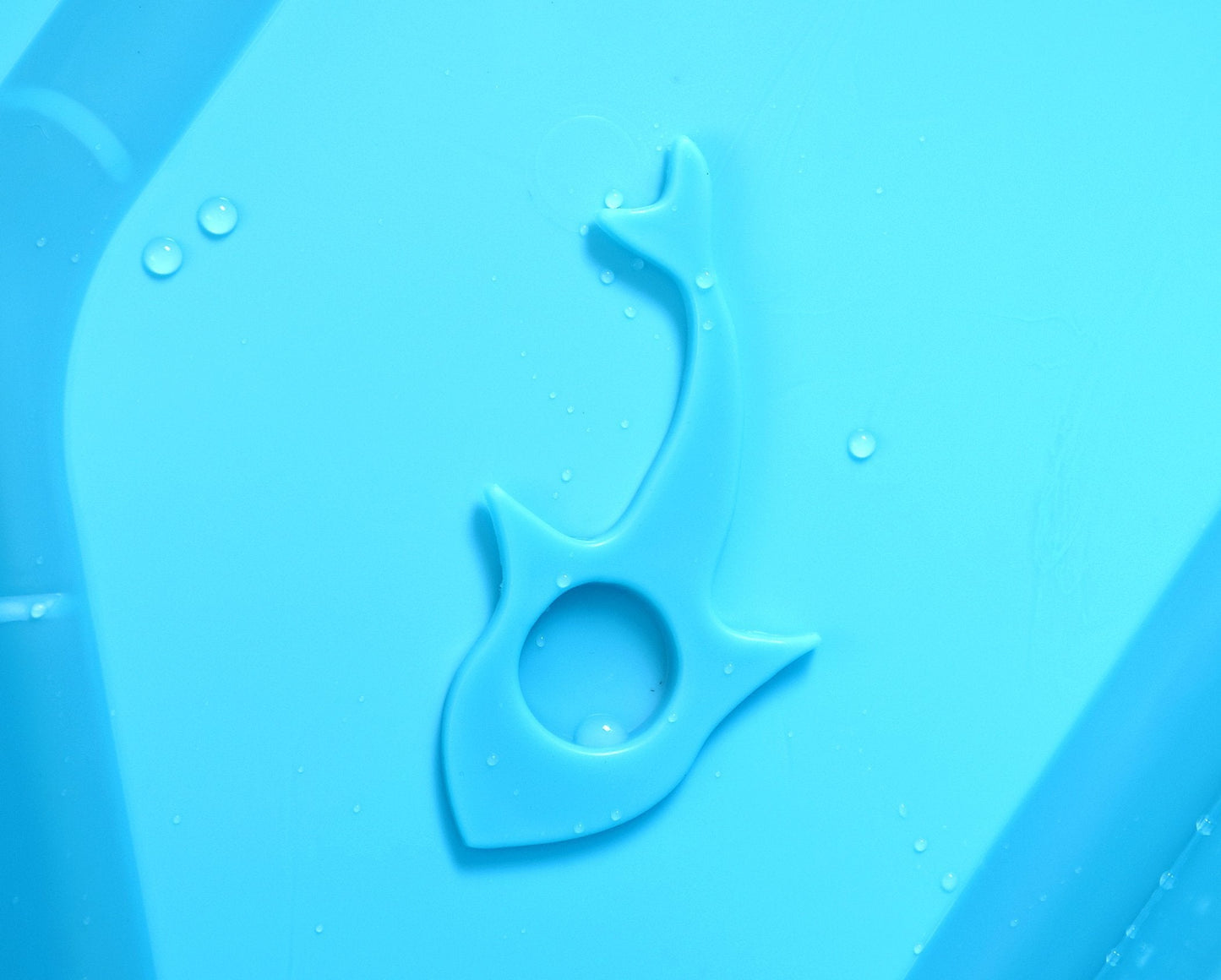 G Ganen Plastic Foldable Bathtub for Shower Portable Ice Bath Tub Blue 30Inch