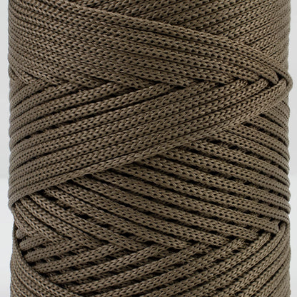 LEREATI Polyester Yarn 3 mm x 170 m, Macrame Yarn 3 mm Braided Macrame Cord Colourful, Macrame Cord 3 mm Coloured for Gift, Crochet Bag, Shoulder Bag, Place Plate, Home Decorations (Off White)